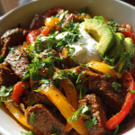 Air Fryer Steak Fajita Bowls: Deliciously Spiced and Satisfying Meal