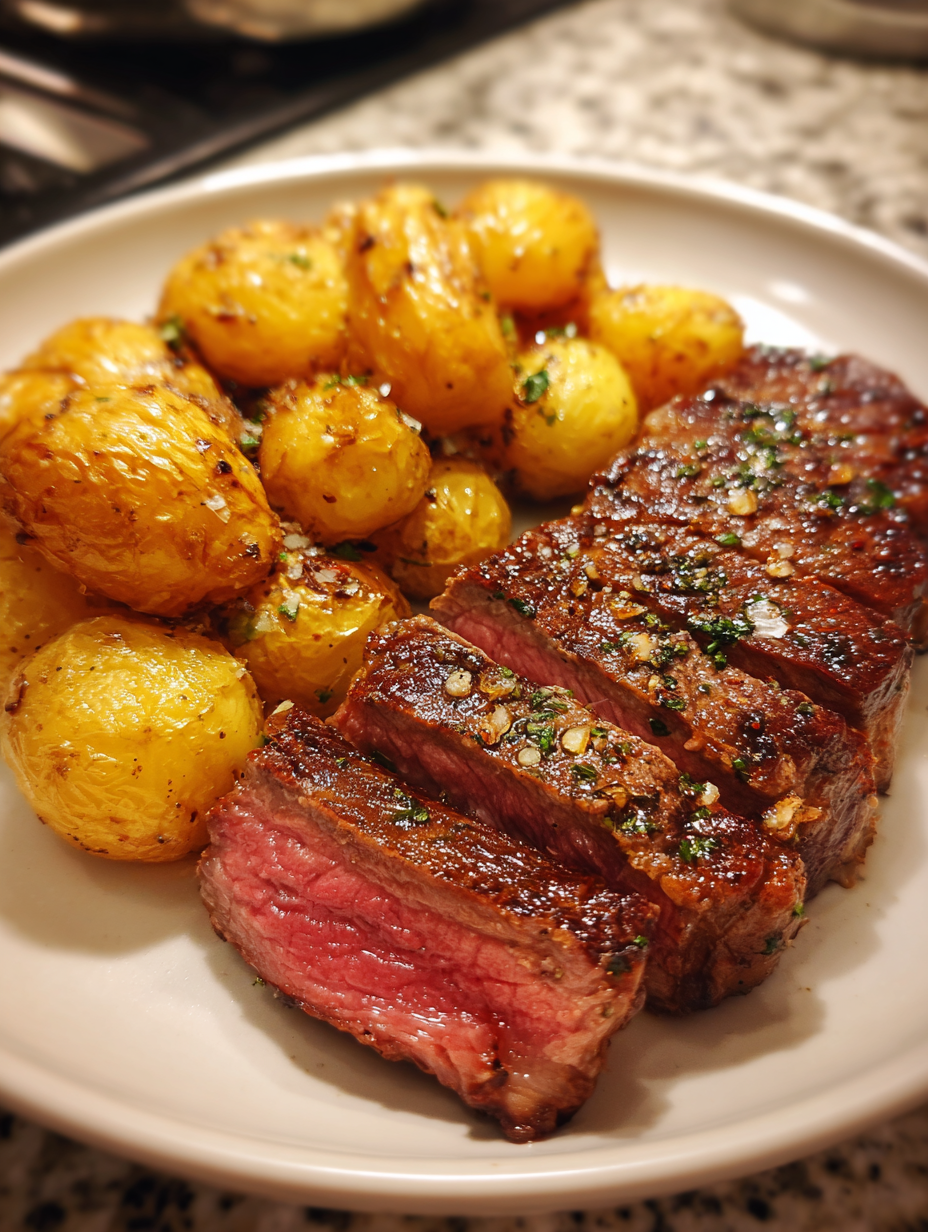 Air Fryer Steak and Potatoes: Perfectly Crispy and Tender Delight