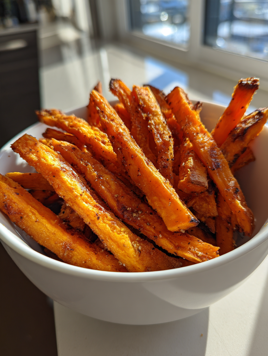 Air Fryer Sweet Potato Fries – Crispy & Healthy: Perfectly Seasoned Delight