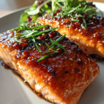 Air Fryer Teriyaki Salmon: Deliciously Glazed and Flaky Dish