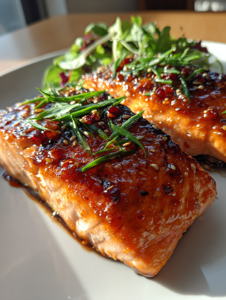 Air Fryer Teriyaki Salmon: Deliciously Glazed and Flaky Dish