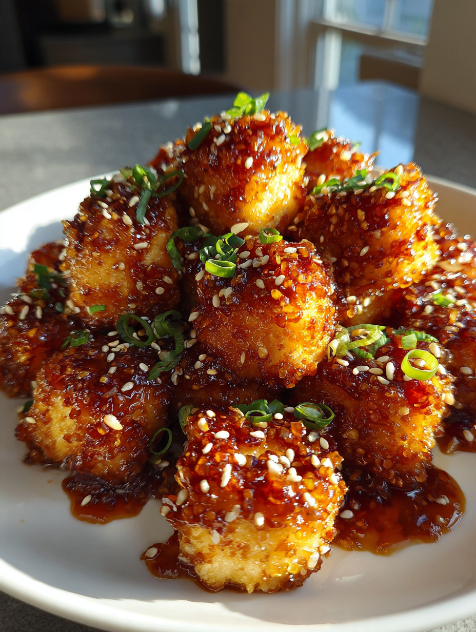 Air Fryer Tofu Bites with Sesame Glaze: Crispy and Delicious Treats