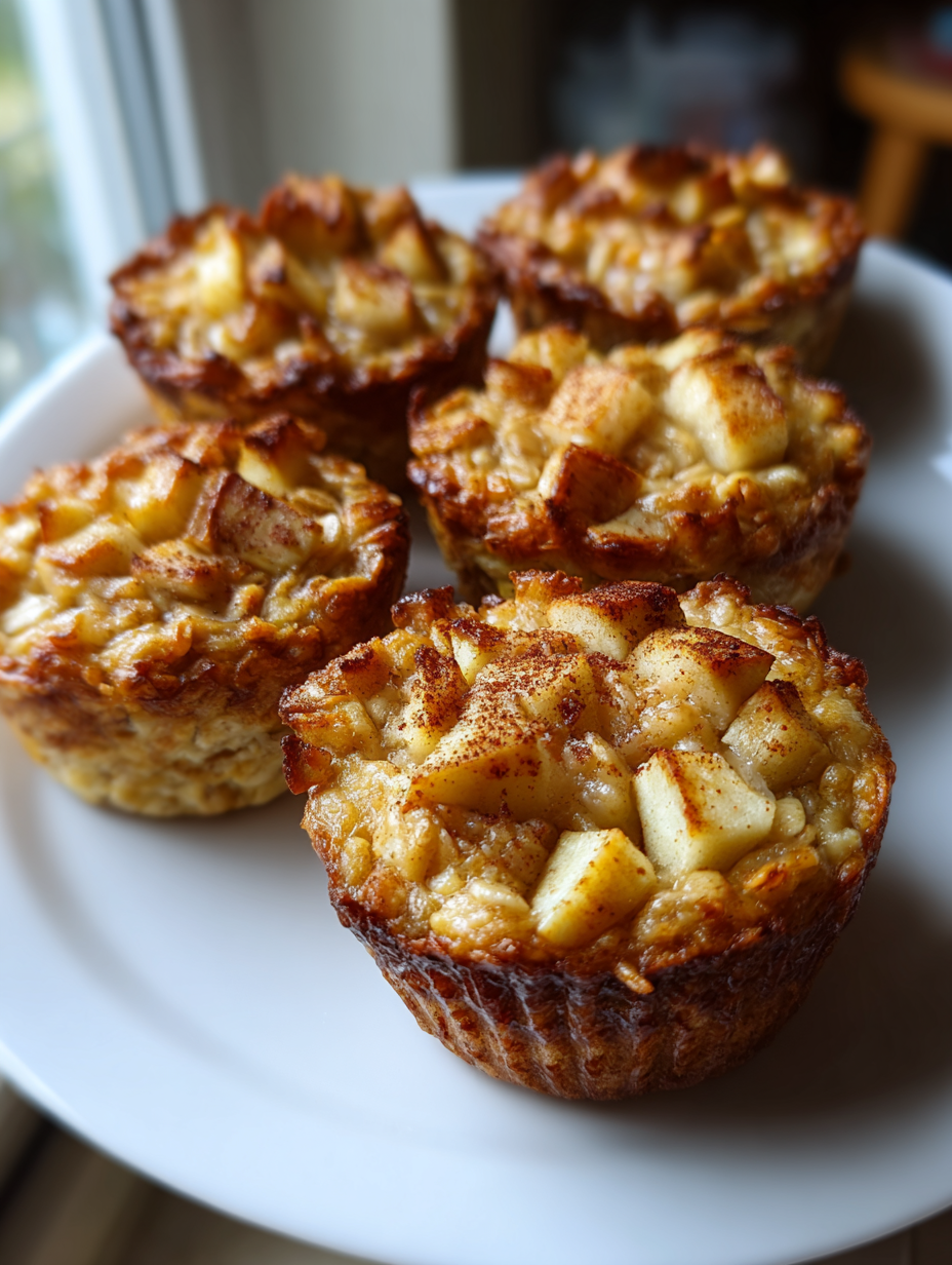 Apple Cinnamon Baked Oatmeal Cups: Delicious Easy Breakfast Treats