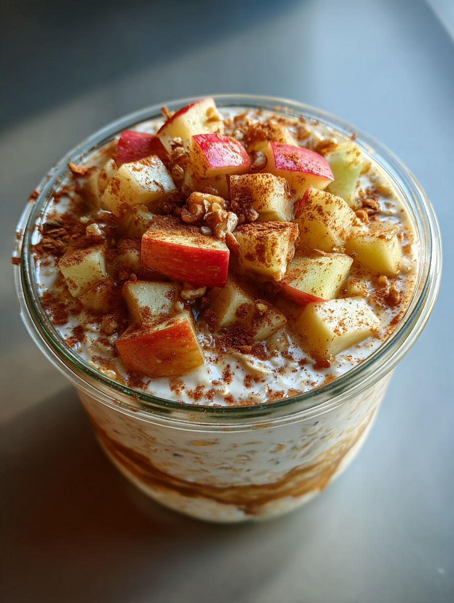 Apple Cinnamon Overnight Oats: The Perfect Healthy Breakfast Option