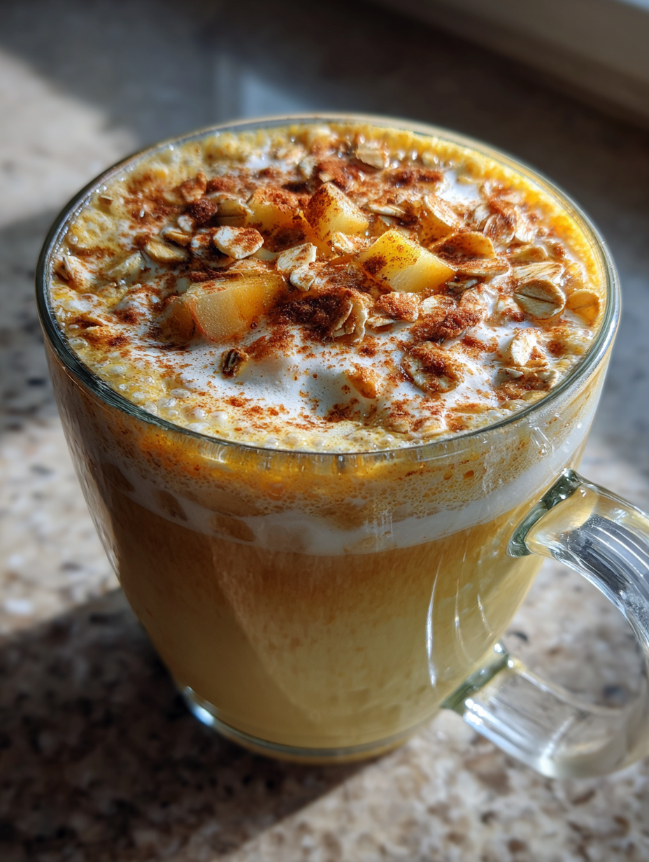 Apple Crisp Oatmeal Latte: A Delicious Blend of Fall Flavors