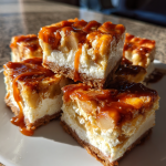 Caramel Apple Cheesecake Bars: Deliciously Creamy Fall Delight