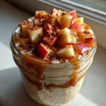 Caramel Apple Overnight Oats: Deliciously Easy Fall Breakfast Delight