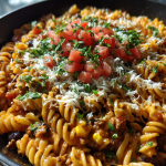 Cheesy Taco Pasta Skillet: The Ultimate One-Pan Dinner Delight