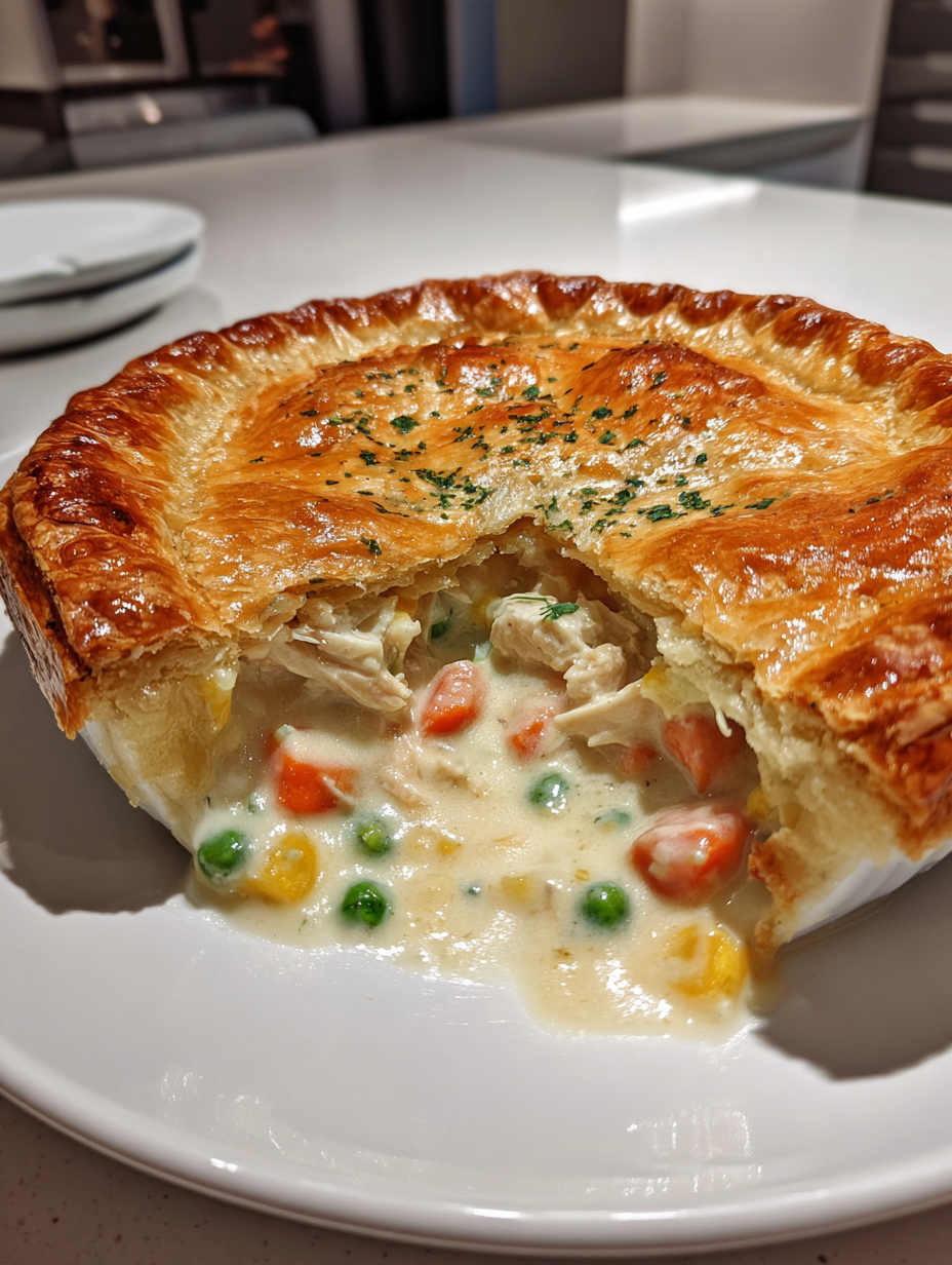 Chicken Pot Pie with Flaky Crust: The Ultimate Comfort Food Delight