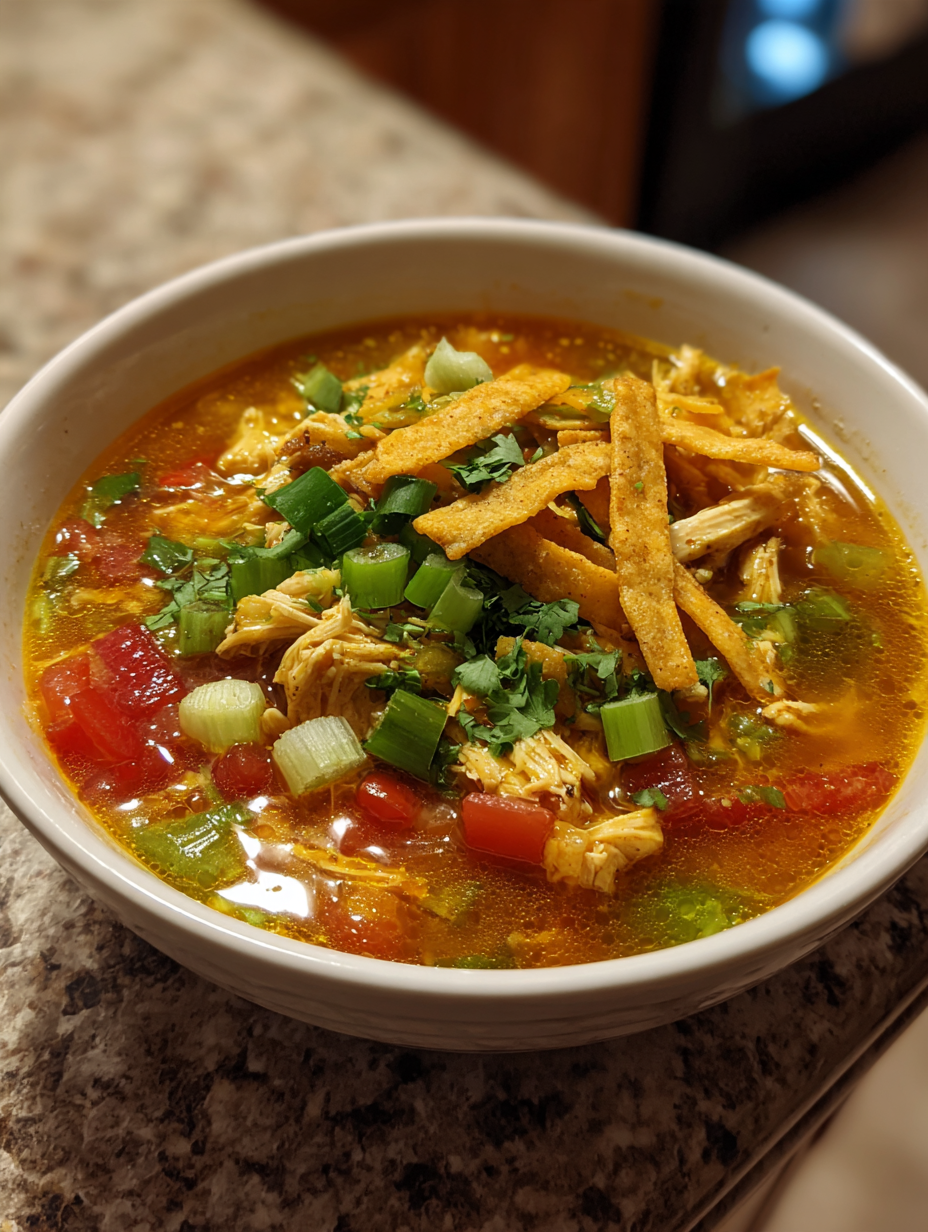 Chicken Tortilla Soup Recipe: Deliciously Spicy and Hearty Meal