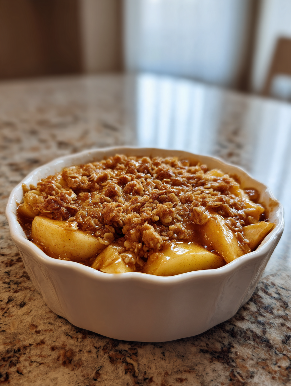 Cinnamon Apple Crisp with Oat Topping: Deliciously Warm and Cozy