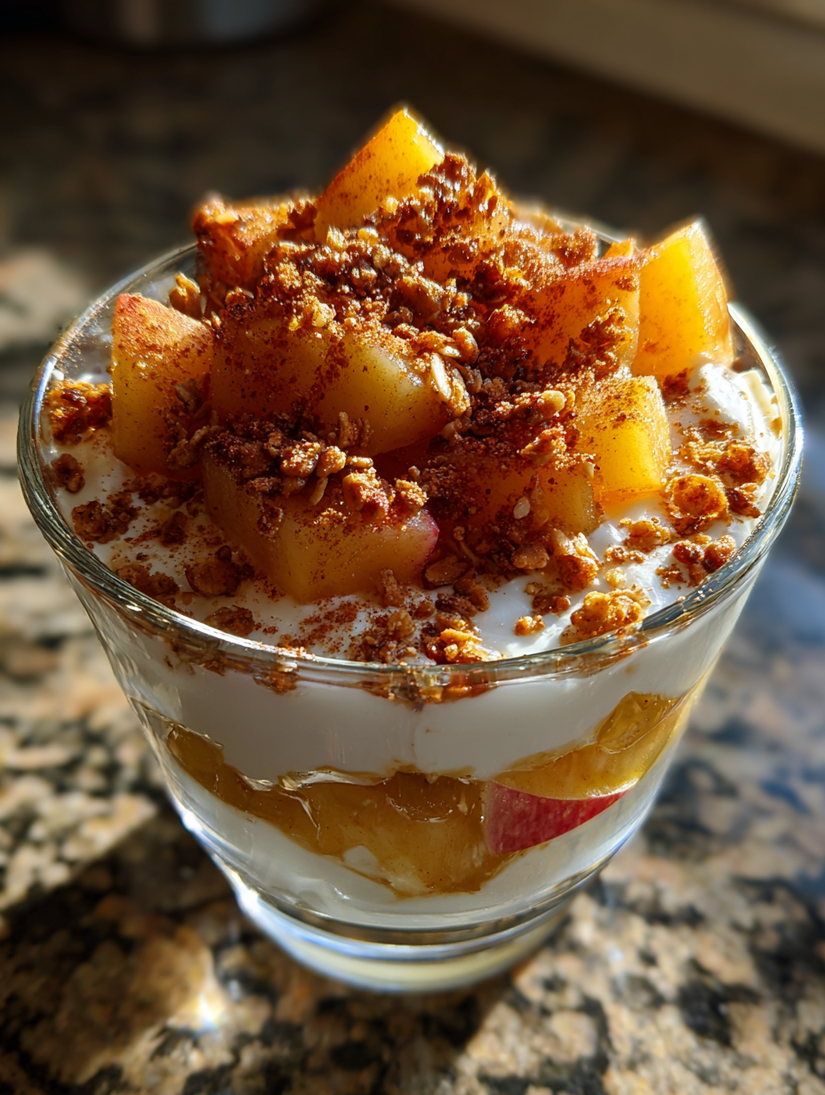 Cinnamon Apple Yogurt Parfait: A Delicious Layered Delight