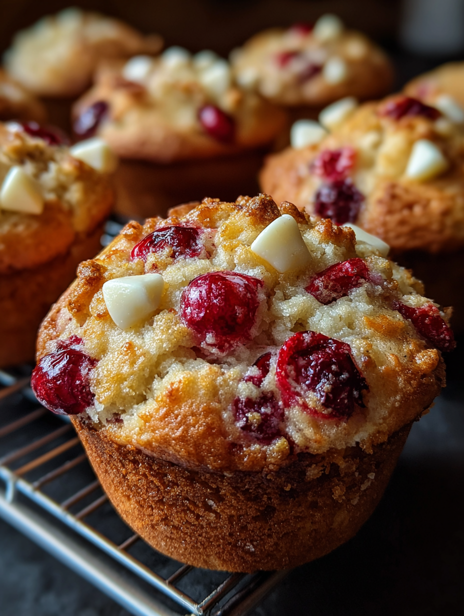 Cranberry White Chocolate Muffins: The Perfect Holiday Treat
