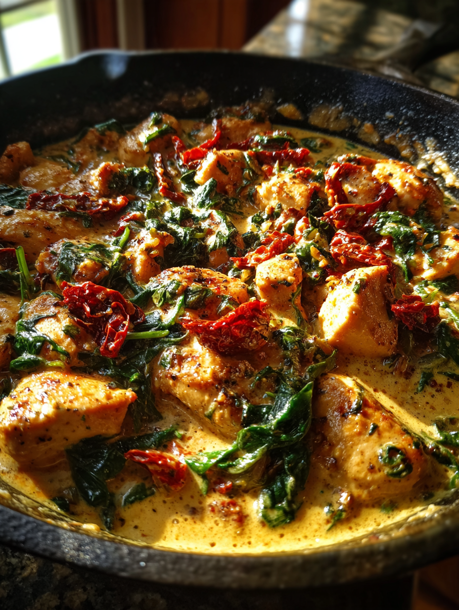 Creamy Tuscan Chicken Skillet Recipe: Easy and Delicious Comfort Food