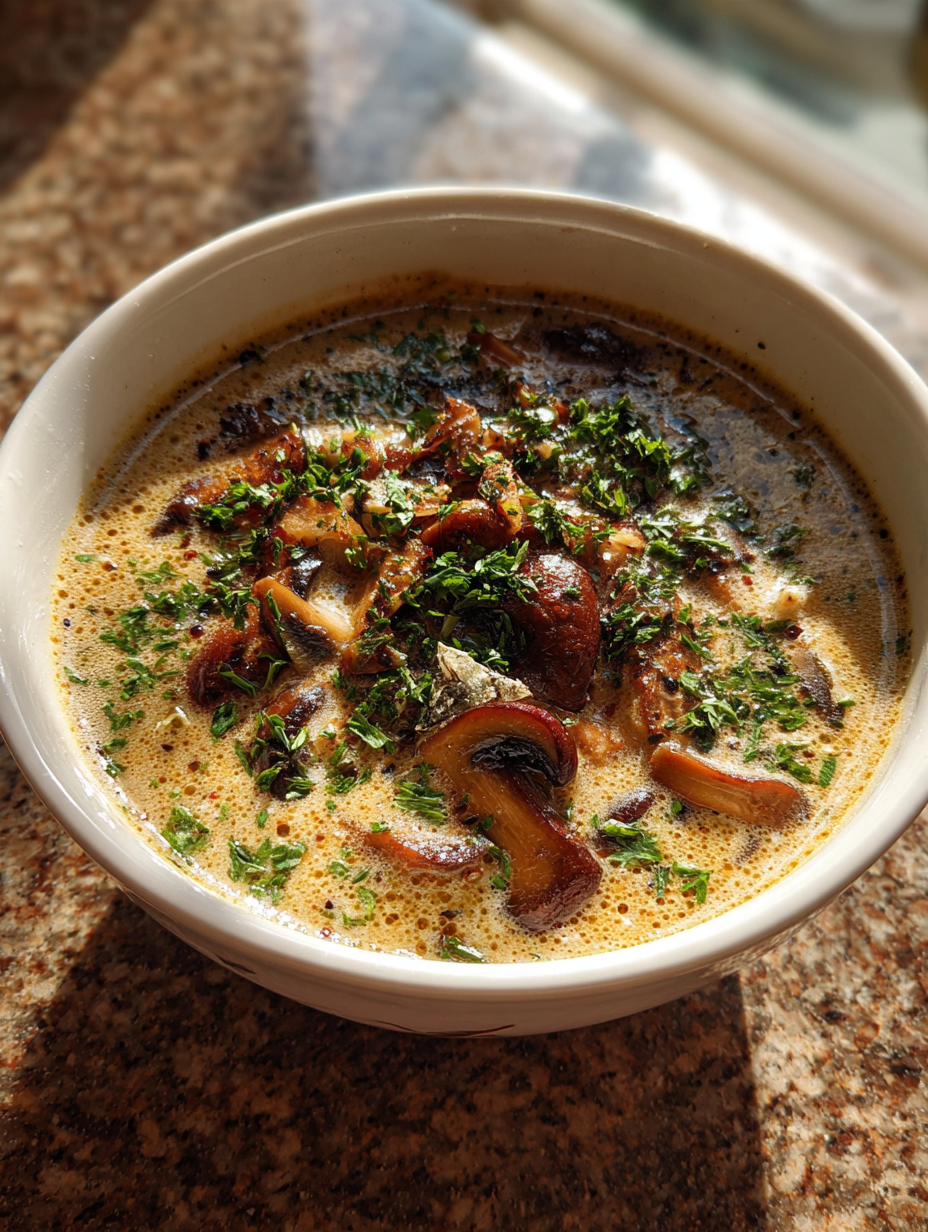 Creamy Wild Mushroom Soup Recipe: A Rich and Savory Delight