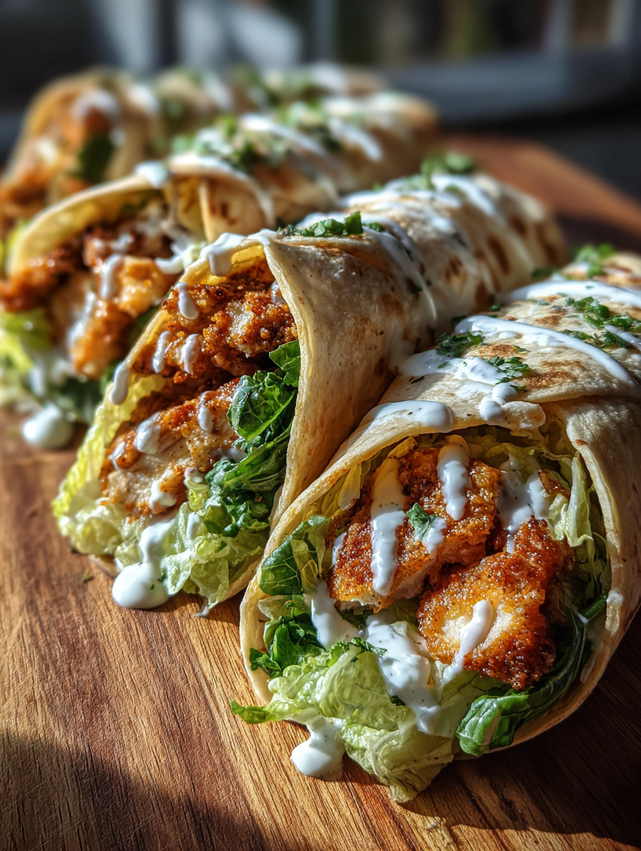 Crispy Chicken Caesar Wraps: Easy and Delicious Meal Idea