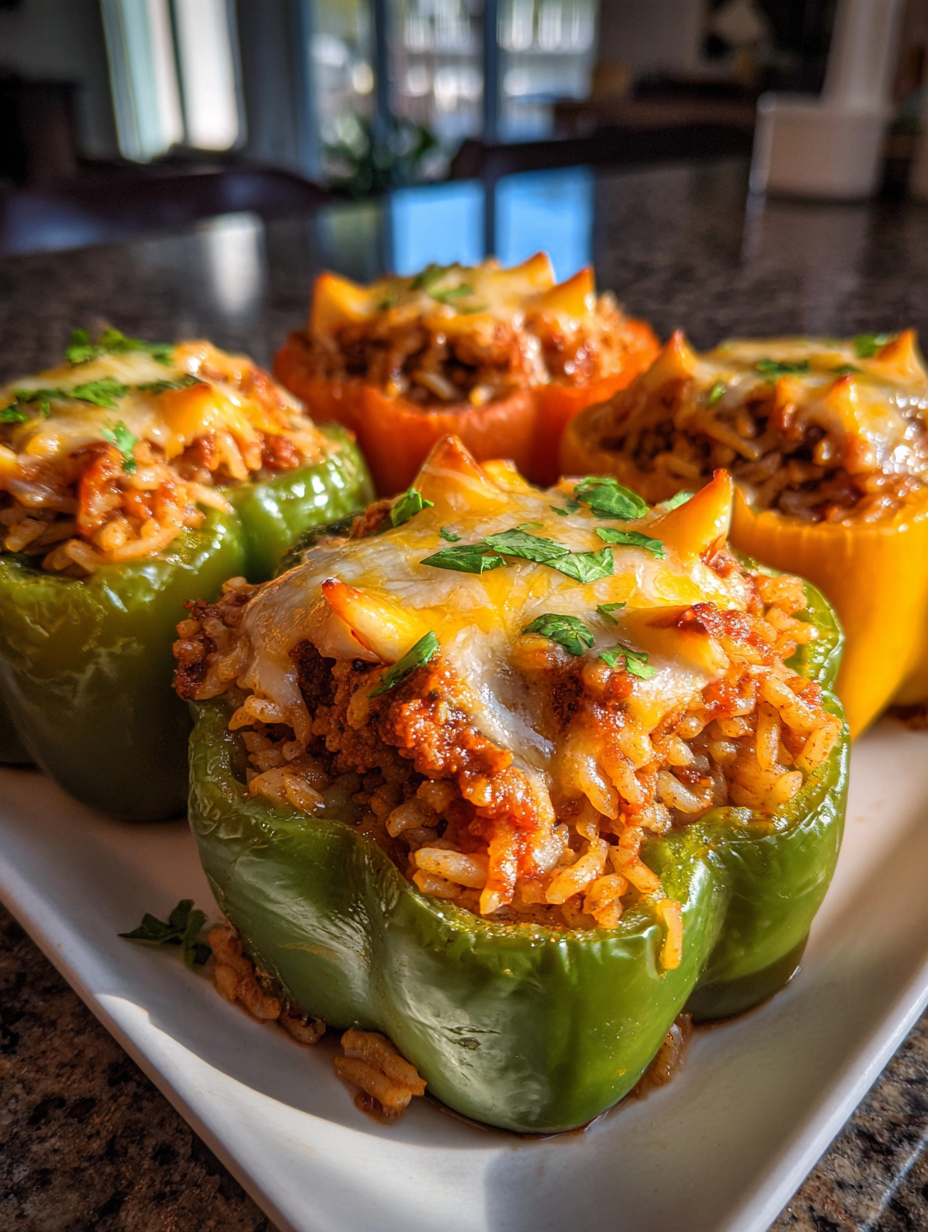 Easy Halloween Party Food Ideas for a Crowd: Delicious Spooky Stuffed Pepper Monsters