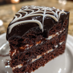 Halloween Cake Ideas for a Party: Delicious Spooky Spiderweb Chocolate Cake