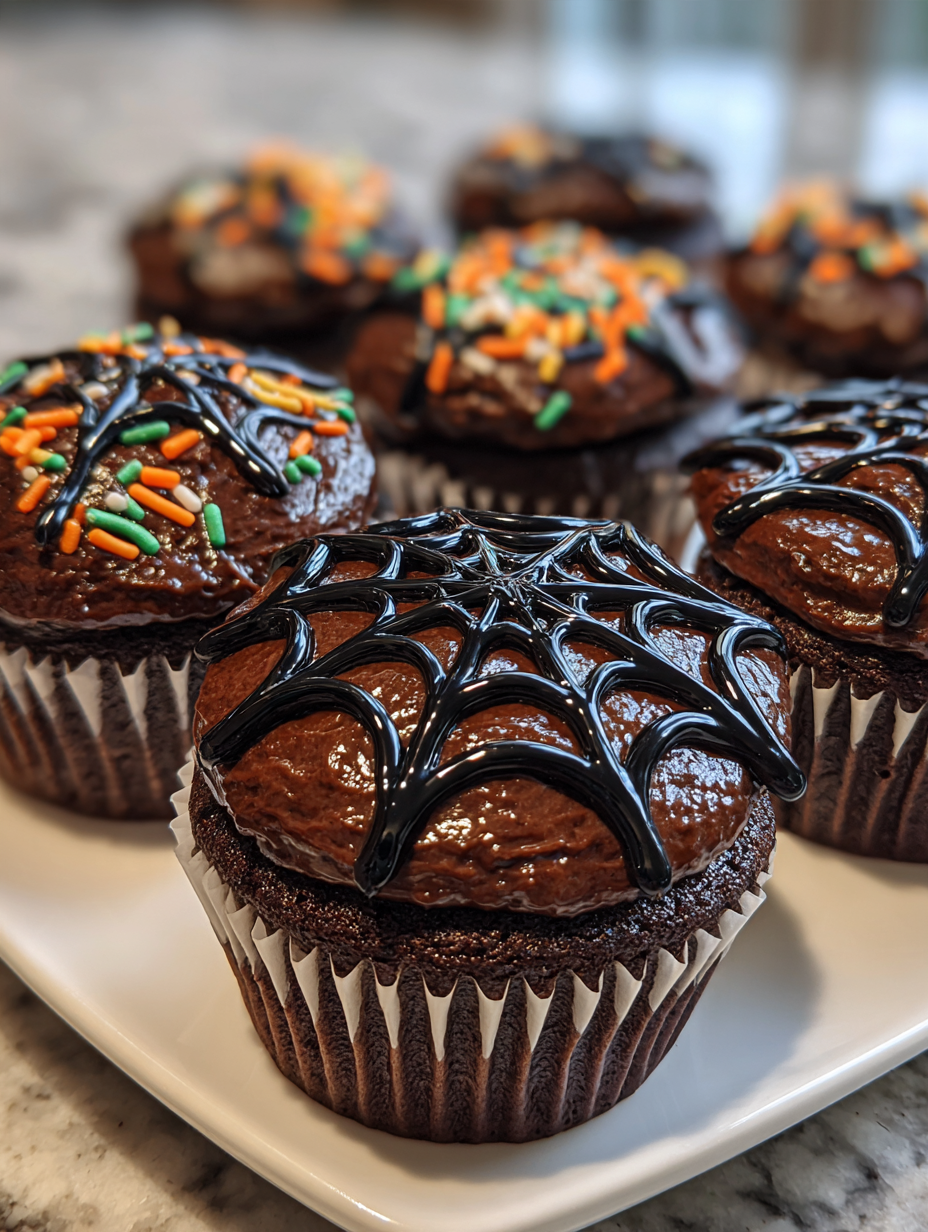 Halloween Cupcake Decorating Ideas Easy: Delicious Spooky Spiderweb Cupcakes