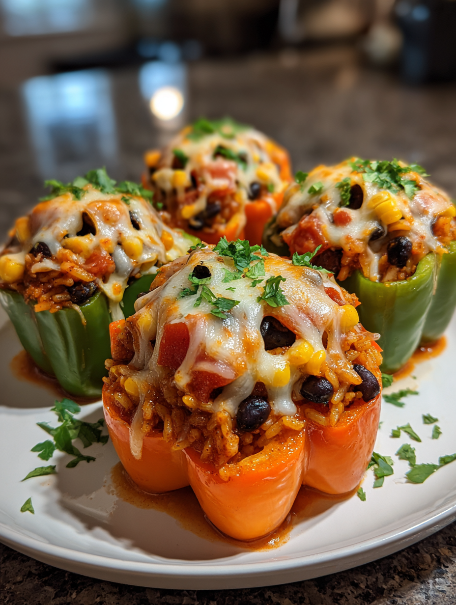 Halloween Dinner Ideas the Whole Family Will Love: Delicious Spooky Stuffed Bell Peppers