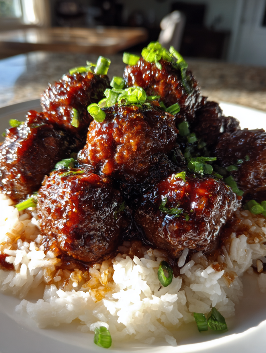 Honey Garlic Beef Meatballs: Easy and Delicious Family Favorite
