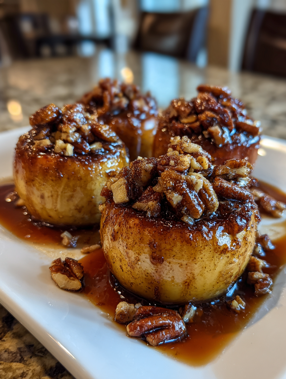 Maple Pecan Baked Apples: Deliciously Sweet and Crunchy Treats