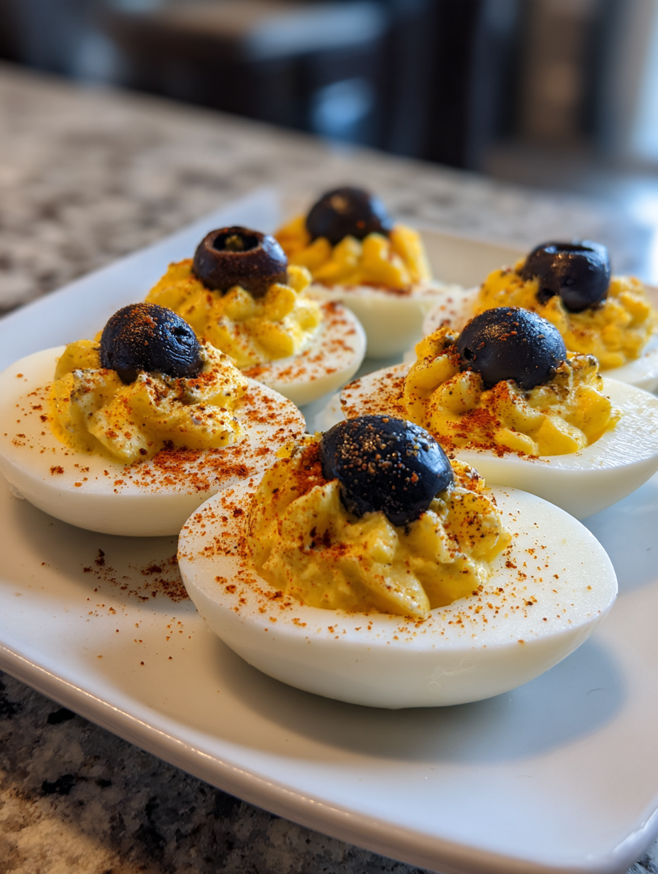 Monster Eyeball Deviled Eggs: Spooky and Delicious Halloween Treats