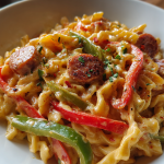 One Pot Creamy Cajun Pasta: A Deliciously Spicy Dinner Delight