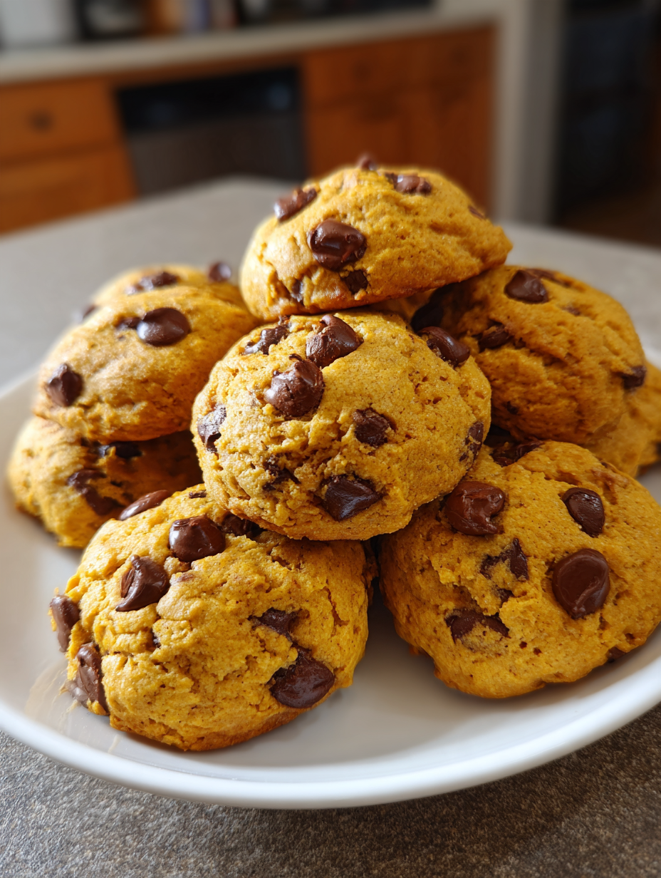Pumpkin Chocolate Chip Cookies: Deliciously Soft and Chewy Treats