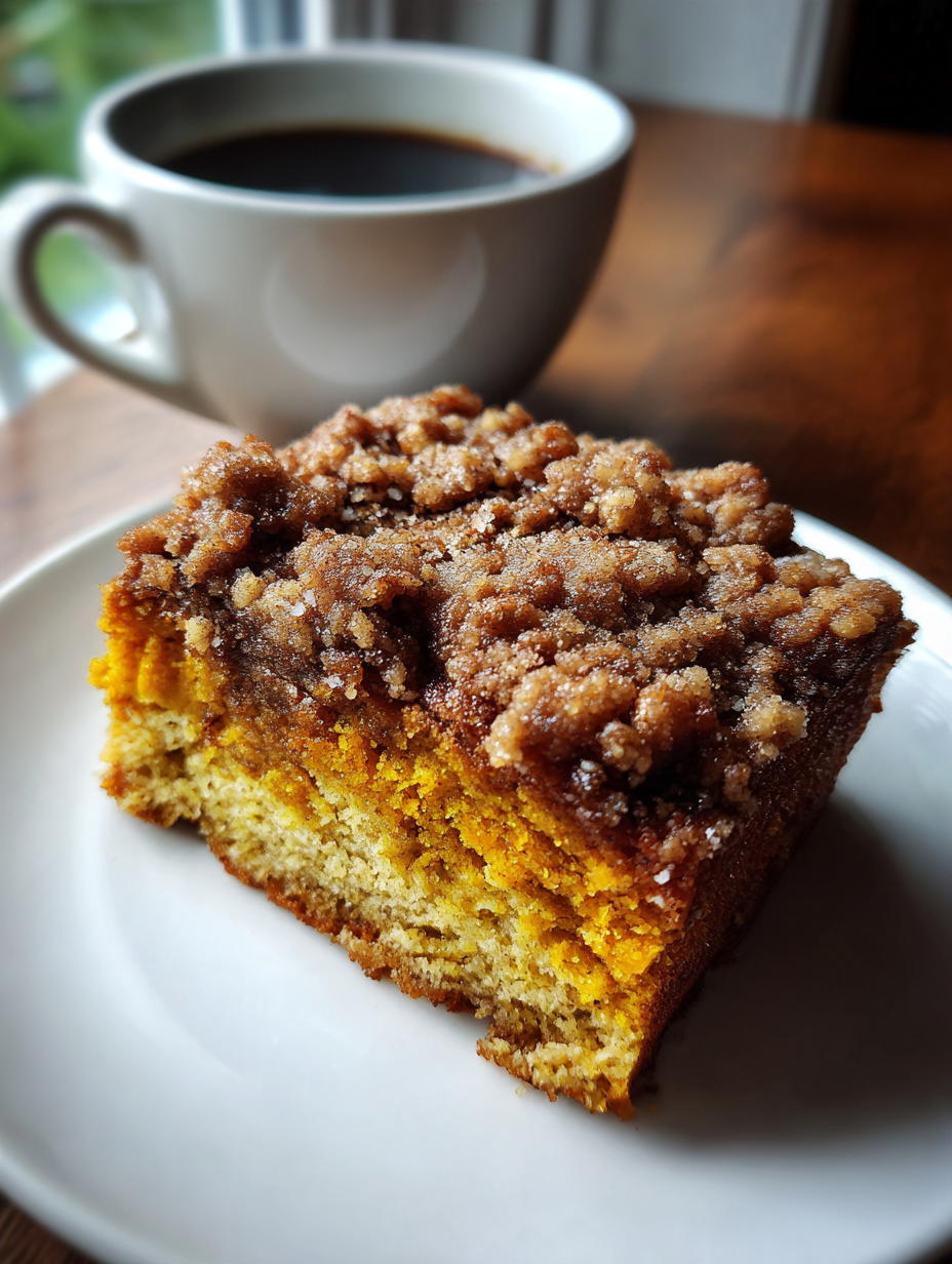 Pumpkin Streusel Coffee Cake: The Perfect Fall Treat to Savor