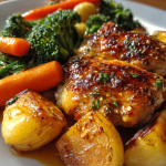 Sheet Pan Honey Mustard Chicken and Veggies: Deliciously Roasted Goodness