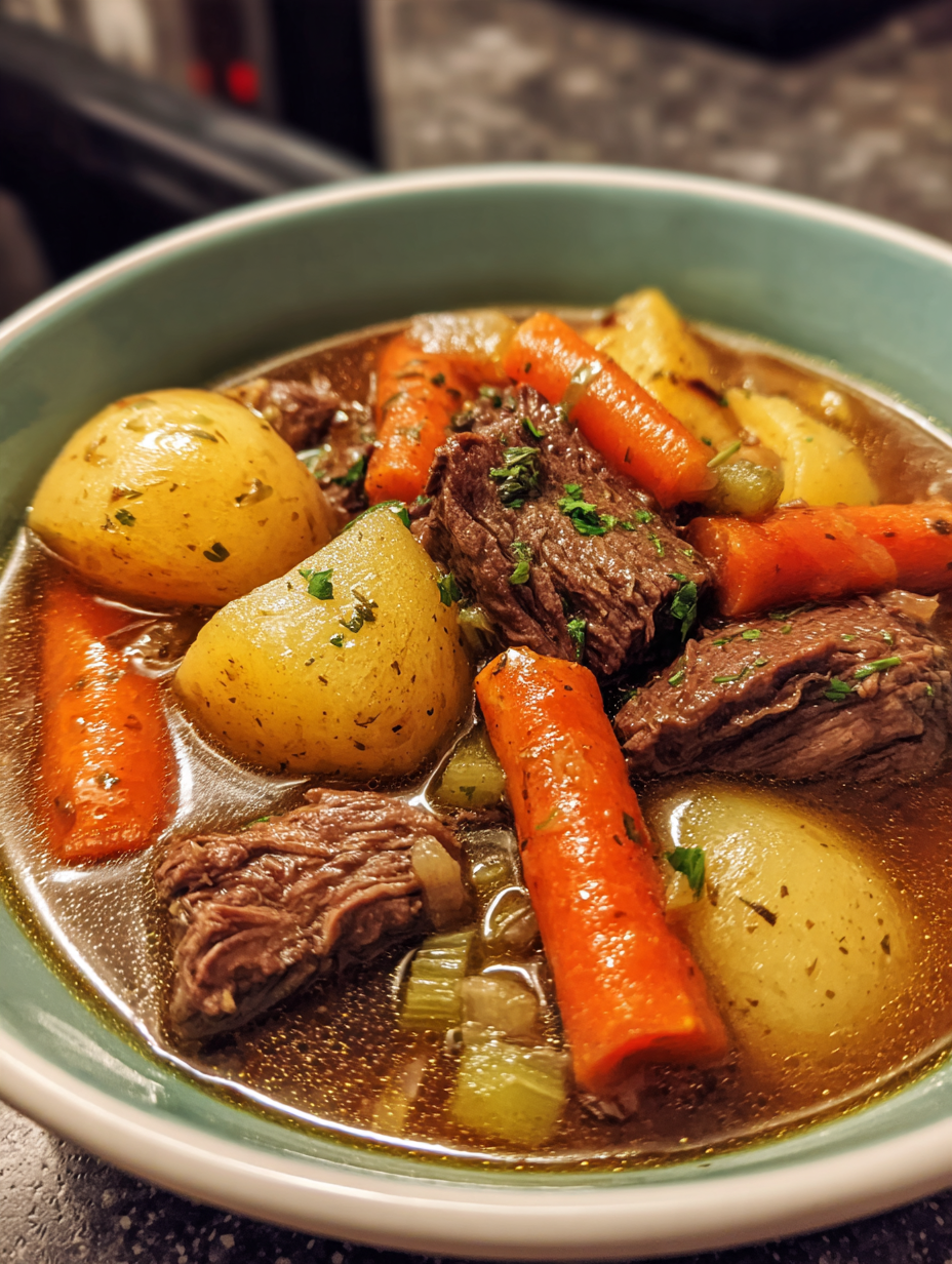 Slow Cooker Beef Stew with Root Vegetables: Deliciously Hearty Comfort
