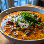 Slow Cooker Halloween Dinner Recipe: Easy Pumpkin Chili Delight