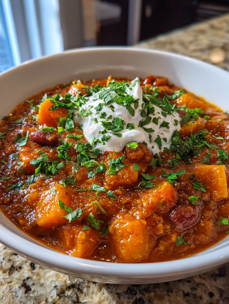 Slow Cooker Pumpkin Chili Recipe: Deliciously Spiced Fall Comfort