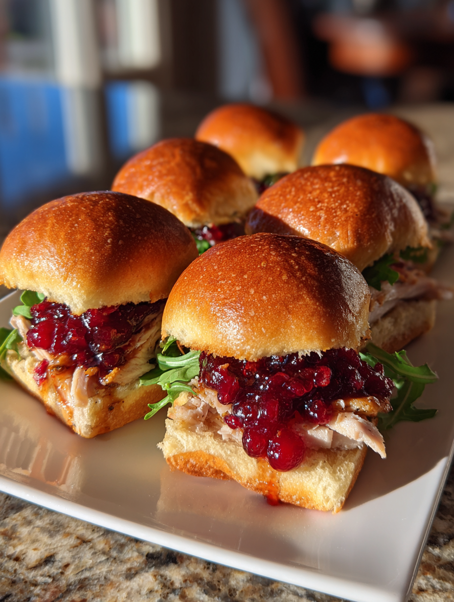 Turkey Cranberry Sliders: Easy and Delicious Party Appetizers